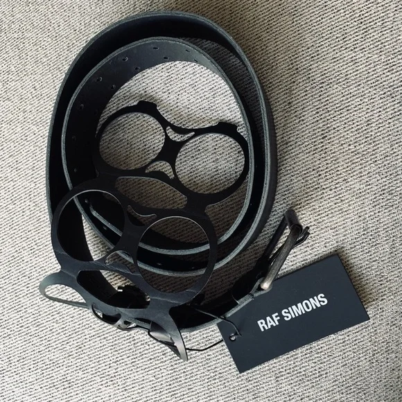 NEW Raf Simons Black Six Pack Belt AX1 display picture 2